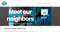 Desktop Screenshot of majesticmanateetours.com